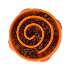 Outward Hound  Fun Feeder Slo Bowl Mini voerbak oranje< Hondenartikelen