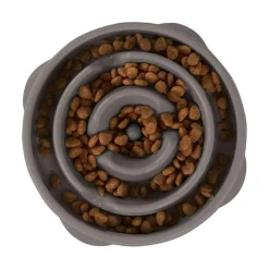 Outward Hound  Fun Feeder Drop Medium voerbak grey< Hondenartikelen