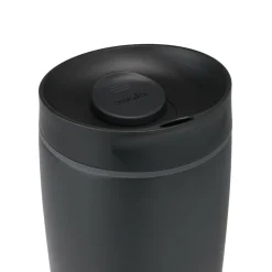 Drinkflessen-Owala SmoothSip Slider thermosbeker 355 ml very very dark