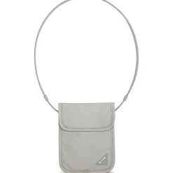 Moneybelts & Documententasjes-PacSafe Coversafe X75 neck wallet grey