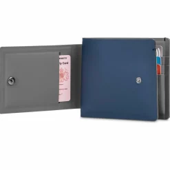 Moneybelts & Documententasjes-PacSafe RFIDsafe TEC Bifold Plus portemonnee navy