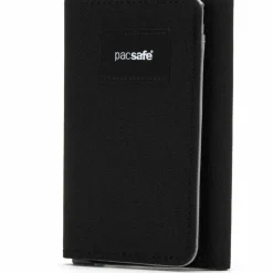 Moneybelts & Documententasjes-PacSafe RFIDsafe Trifold portemonnee jet black