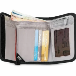 PacSafe RFIDsafe V125 Trifold portemonnee black< Moneybelts & Documententasjes