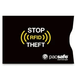 Moneybelts & Documententasjes-PacSafe RFIDsleeve 25 kaartbeschermer black