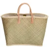 Strandtassen-PE Florence  Penjy rieten strandtas natuur