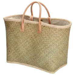 Strandtassen-PE Florence  Penjy rieten strandtas natuur