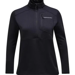 Peak Performance  Trail Polartec Half Zip skipully dames black< Skipullies|Wintersport