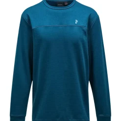 Peak Performance  Trail Polartec sweater heren infinity teel< Ski Truien|Wintersport