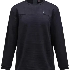 Ski Truien|Wintersport-Peak Performance  Trail Polartec sweater heren black