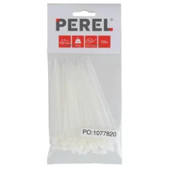 Perel Tie-wrap transparant 100 x 2,5 mm 100 stuks< Lijm, Kit & Tape