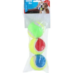 Hondenartikelen-Pet Toys  Tennisballen hondenspeelgoed per 3 stuks