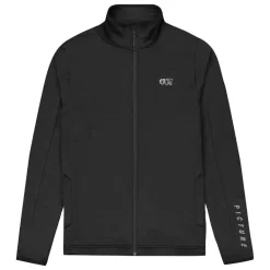 Picture Bake Grid vest heren black< Ski Vesten|Wintersport