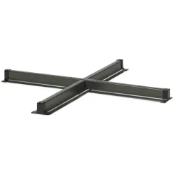 Platinum Cross base parasolvoet antraciet< Parasolvoeten