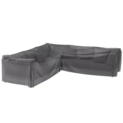 Platinum Loungesethoes hoekset 220 x 220 x 90 x H70 antraciet< Tuinmeubelhoezen