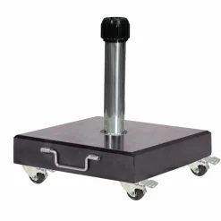 Platinum Rome parasolvoet 40 kg graniet met wielen< Parasolvoeten