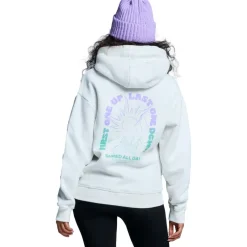 Ski Truien|Wintersport-Poederbaas CL hoodie dames off white