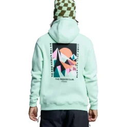 Ski Truien|Wintersport-Poederbaas CL hoodie heren avocado