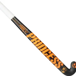 Hockeystick-Princess Hockey  Premium 7 STAR SG9 Low Bow hockeystick black orange