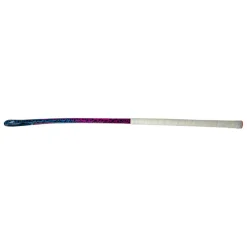Hockeystick-Princess Hockey  Woodcore Mid Bow hockeystick junior leopard  purple neon pink