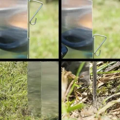 ProPlus Kookwindscherm 5-delig aluminium< Accessoires