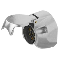 Camping Elektra-ProPlus 7+1-polige metalen stekkerdoos