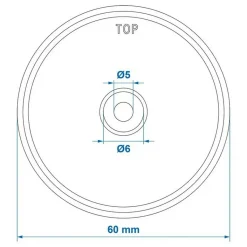 Verlichting Carrosserie-ProPlus Reflector 60 mm oranje per 2 stuks