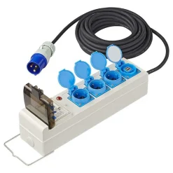 Camping Elektra-ProPlus Tent-vouwwagen stekkerdoos met aardlekschakelaar  10 meter