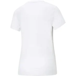 Puma Essentials Logo shirt dames white< Shirts, Polo's & Blouses