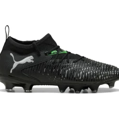 Voetbalschoenen-Puma FUTURE 8 MATCH FG AG voetbalschoenen junior black cool light grey fluo green