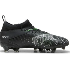 Voetbalschoenen-Puma FUTURE 8 MATCH FG AG voetbalschoenen junior black cool light grey fluo green