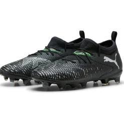 Voetbalschoenen-Puma FUTURE 8 MATCH FG AG voetbalschoenen junior black cool light grey fluo green