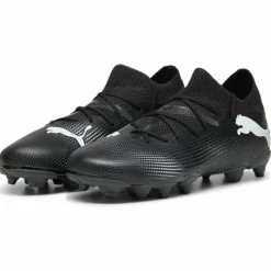 Puma FUTURE 7 MATCH FG AG voetbalschoenen junior black white< Voetbalschoenen