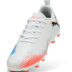 Puma Future 8 Play FG - AG voetbalschoenen junior white black glowing red< Voetbalschoenen