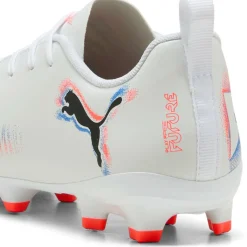 Puma Future 8 Play FG - AG voetbalschoenen junior white black glowing red< Voetbalschoenen
