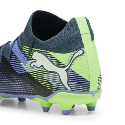 Puma FUTURE 7 PRO FG AG voetbalschoenen junior grey skies white fizzy apple< Voetbalschoenen