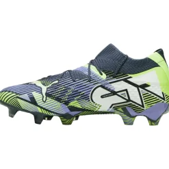 Puma FUTURE 7 ULTIMATE FG AG voetbalschoenen heren grey skies white fizzy apple< Voetbalschoenen
