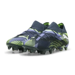 Puma FUTURE 7 ULTIMATE FG AG voetbalschoenen heren grey skies white fizzy apple< Voetbalschoenen