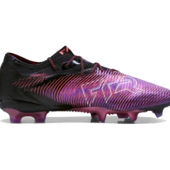 Puma FUTURE 8 ULTIMATE Low FG voetbalschoenen heren black white glowing red< Voetbalschoenen