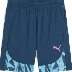 Voetbalkleding-Puma IndividualFINAL voetbalbroekje heren ocean tropic bright aqua