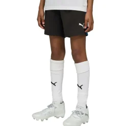 Voetbalkleding-Puma IndividualLIGA voetbalbroekje junior black white ultra blue