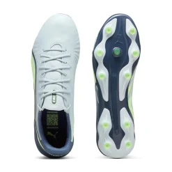 Puma KING MATCH FG AG voetbalschoenen heren frosted dew fizzy apple grey skies< Voetbalschoenen
