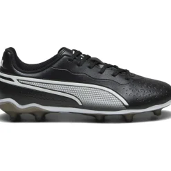 Puma KING MATCH FG AG voetbalschoenen junior Pum black white< Voetbalschoenen