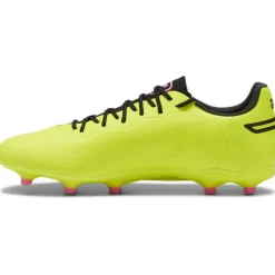 Puma KING PRO FG AG voetbalschoenen heren electric lime black poison pink< Voetbalschoenen