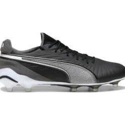 Puma KING ULTIMATE FG AG voetbalschoenen heren black white cool dark grey< Voetbalschoenen