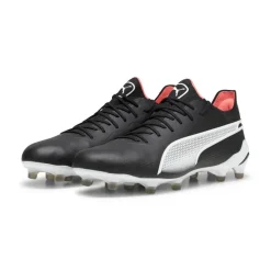 Puma King Ultimate FG AG voetbalschoenen heren black white fire orchid< Voetbalschoenen