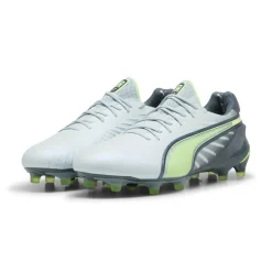 Voetbalschoenen-Puma KING ULTIMATE FG AG voetbalschoenen heren frosted dew fizzy apple grey skies