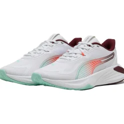 Puma PWR Hybrid fitness schoenen dames white ruby shimmer mint melt glowing red< Fitness Schoenen