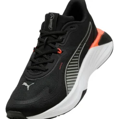 Fitness Schoenen-Puma PWR Hybride fitness schoenen heren black white glowing red gray echo