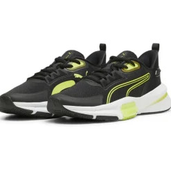 Fitness Schoenen-Puma PWRframe TR 3 fitness schoenen dames black lime pow white