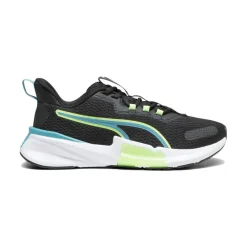 Puma PWRFRAME TR 2 fitness schoenen dames   black bold blue speed green< Fitness Schoenen